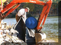 Repairing Lake Gaston Shorelines